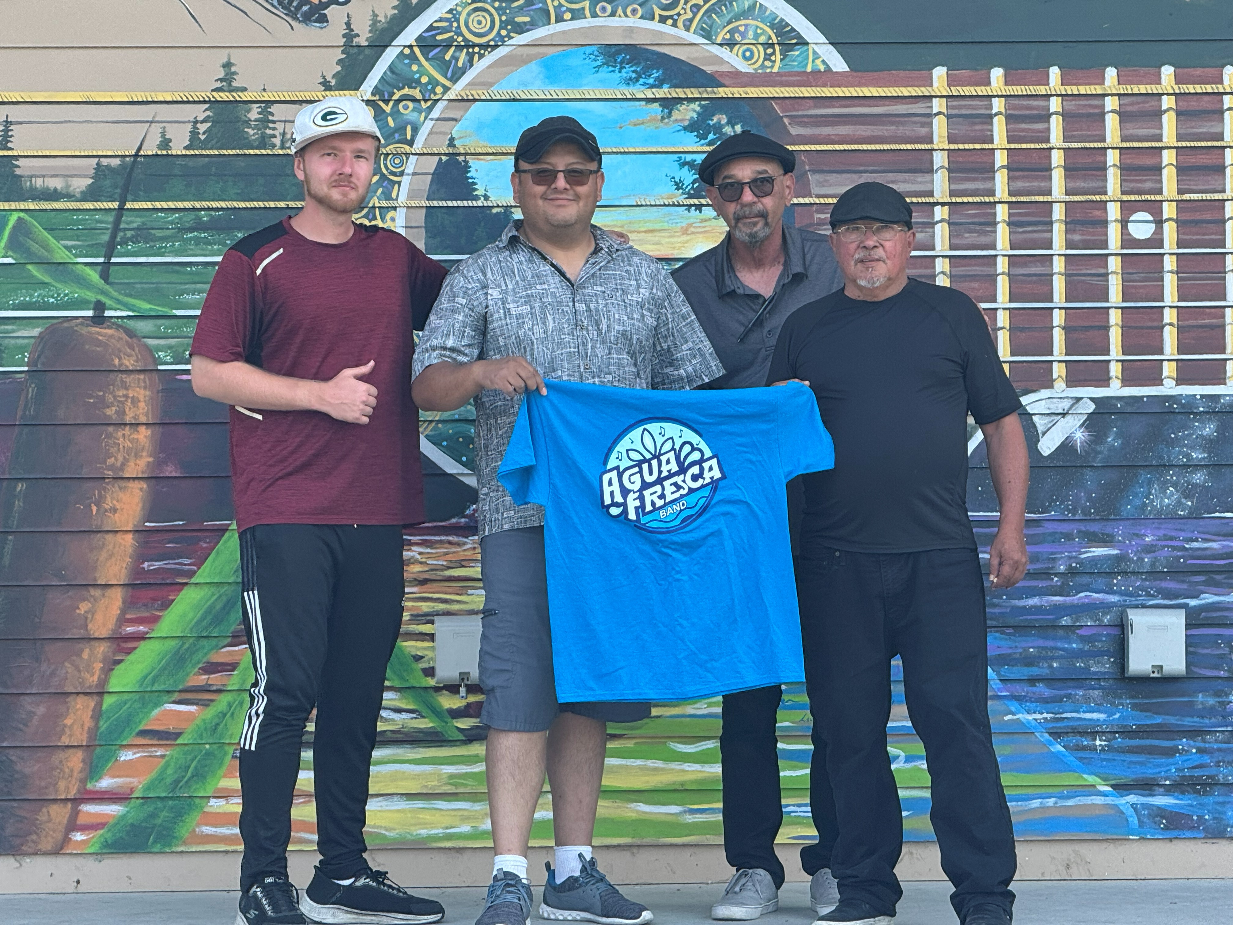Agua Fresca Band wall portrait